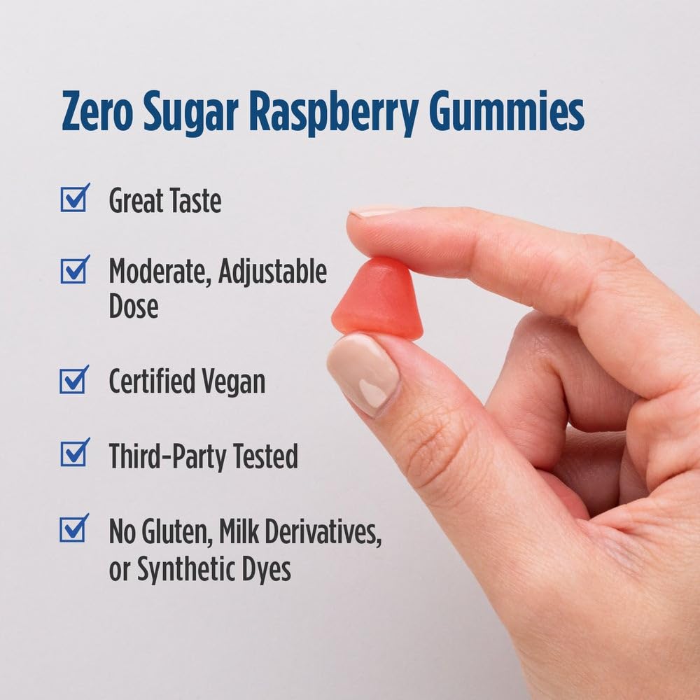 Close-up of Nordic Naturals Zero Sugar Melatonin Gummies