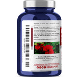 Close-up of NusaPure Hibiscus Flower Capsules 500mg