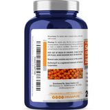 Close-up of NusaPure Sea Buckthorn Omega-7 Capsules