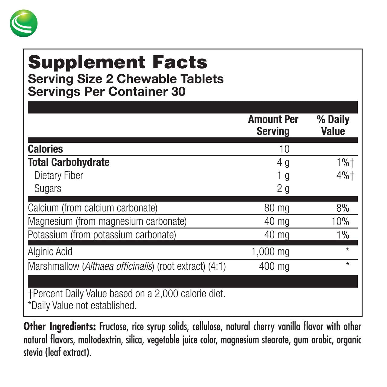 Close-up of Nutra BioGenesis Chewable Tablets in hand