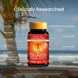Close-up of Nutrex Hawaii Astaxanthin capsules