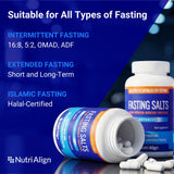 Close-up of Nutri-Align Fasting Salts Capsules showing details