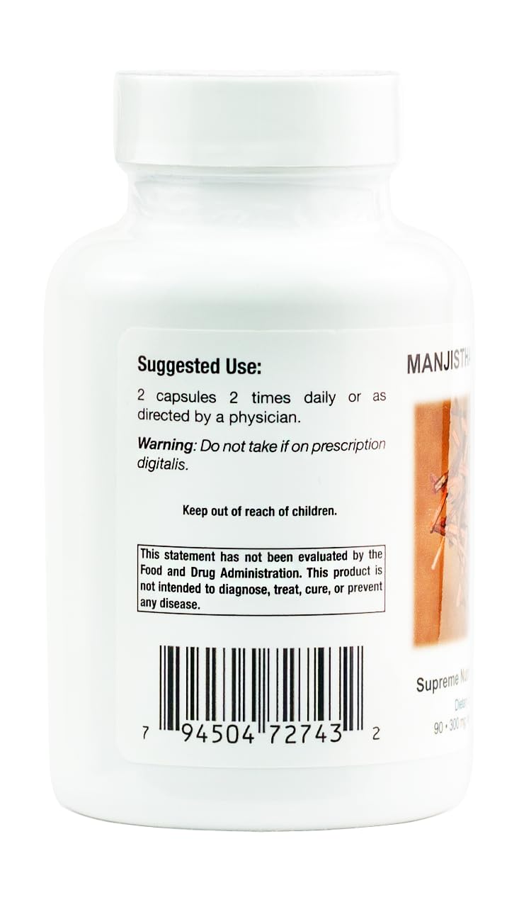 Close-up of Nutrition Products Manjitha capsules