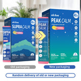 Close-up of OLELON Peak Calm Magnesium Powder stick pack