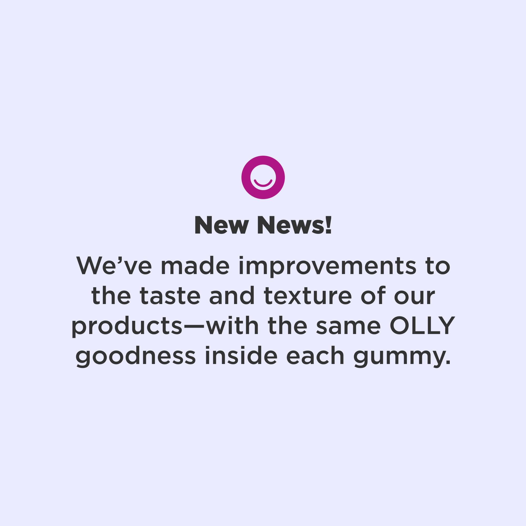 Close-up of OLLY daily wellness Sleep Gummies with Elderberry