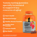Close-up of ONE A DAY Women's Multivitamin Gummies 50+ gummies