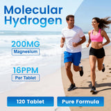 Close-up of OnHeal Hydrogen Water Tablets dissolving
