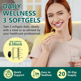 Close-up of Onznoz Echinacea softgels
