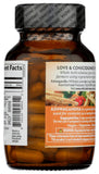 Close-up of ORGANIC INDIA Ashwagandha Capsules inside the bottle