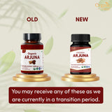 Close-up of ORGANIC SPREE Arjuna Tablets showing tablet size