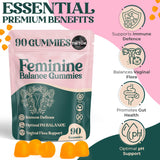Close-up of ORGANIC UPLIFT gummies with pineapple flavour