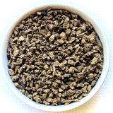 Close-up of Organic Valerian Root Cut inside the pouch