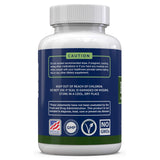 Close-up of ORGANIC VITALITY Berberine HCL capsules in hand