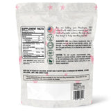 Close-up of Organics Ocean Shilajit Gummies showing texture