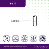 Close-up of Paradise Herbs Fo Ti capsules