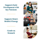 Close-up of Pattern Wellness Prenatal Vitamins capsules