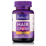 Close-up of Perfectil Hair Crush Gummies showing gummy texture