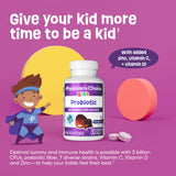 Close-up of Physician's CHOICE Kids Probiotic Chewable Tablets showing tablet size