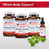 Close-up of Physician's Strength Restful Sleep Softgels