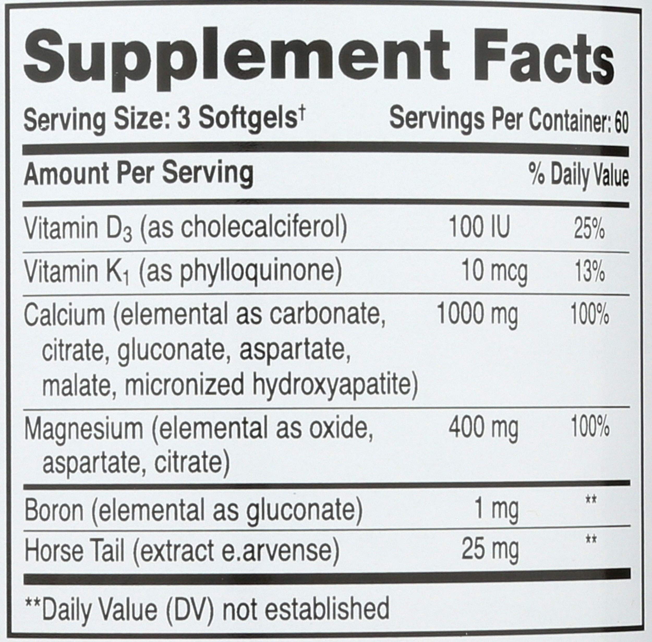 Close-up of Phyto-Therapy Calcium Liquid Softgel softgels
