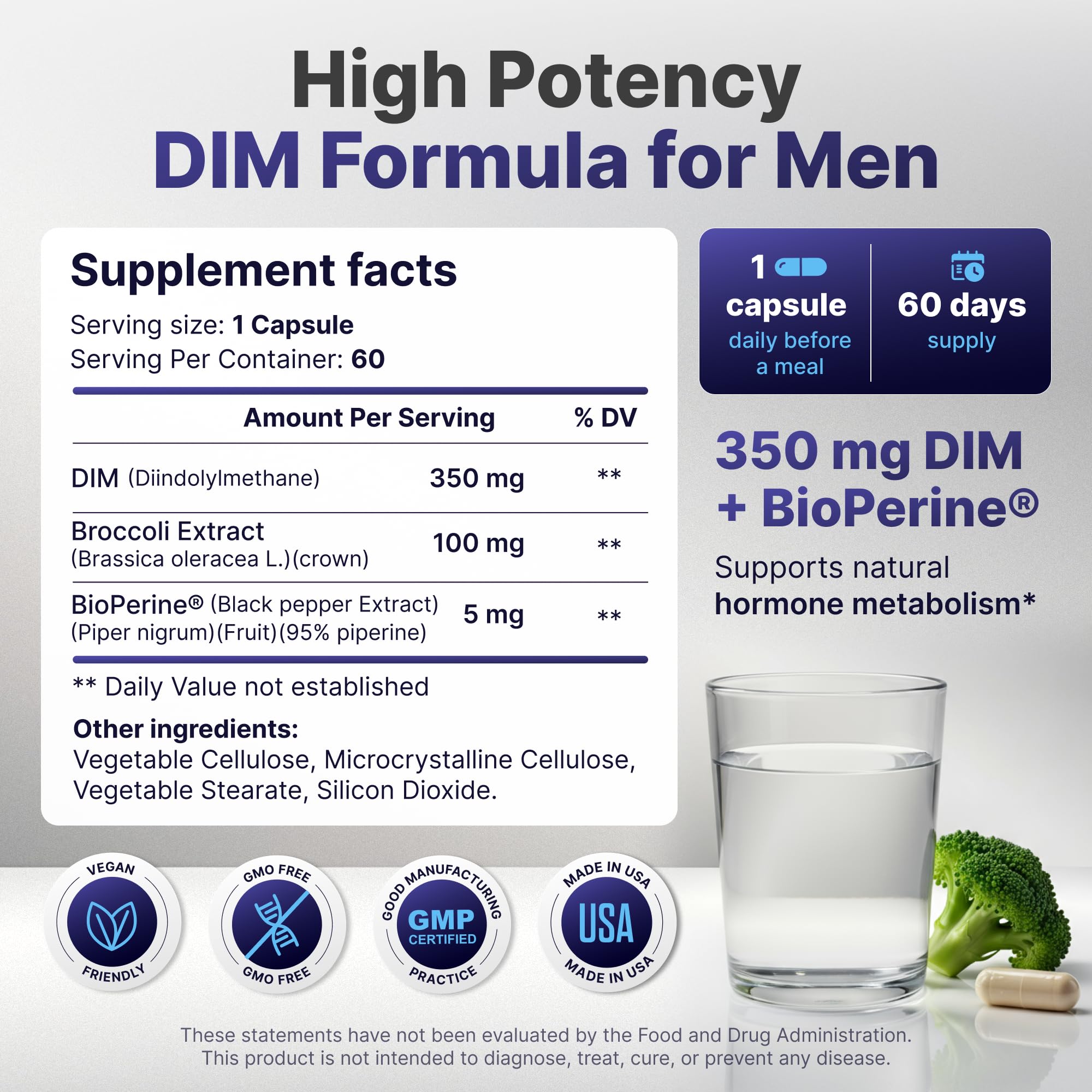 Close-up of PHYTOCHOICE DIM capsules