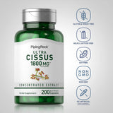 Close-up of Piping Rock Cissus Quadrangularis capsule