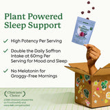 Close-up of Plant People Sleep Gummies showing texture