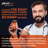 Close-up of PLANTFUL RESEARCH Organic Turmeric Curcumin Tablets