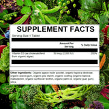 Close-up of PlantFusion Vegan Vitamin D3 2000IU tablet