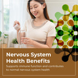 Close-up of Plantvital Organic Lion’s Mane Mushroom Capsules