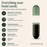 Close-up of Plus+Ultra Magnesium Threonate Sleep Stack capsules