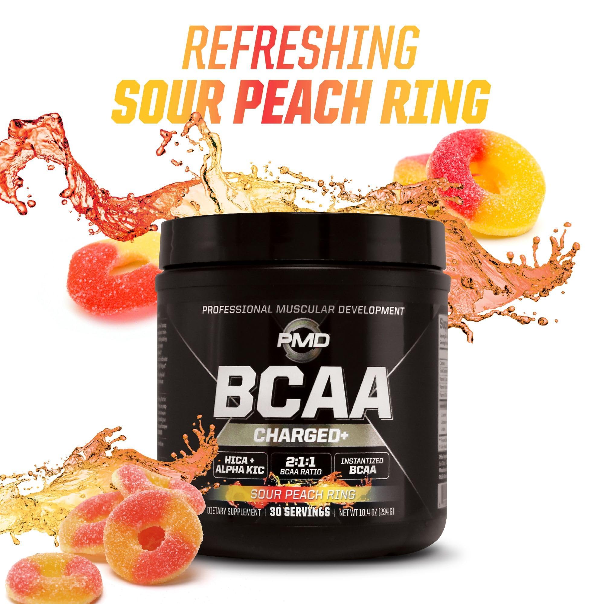 Close-up of PMD BCAA Powder texture