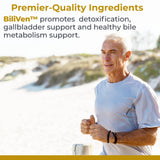 Close-up of Premier Research Labs BiliVen capsules