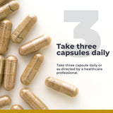 Close-up of Premier Research Labs HepatoVen Milk Thistle supplement ingredients