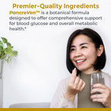 Close-up of Premier Research Labs Pancreas Support Supplement capsules