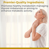 Close-up of Premier Research Labs ThyroVen capsules