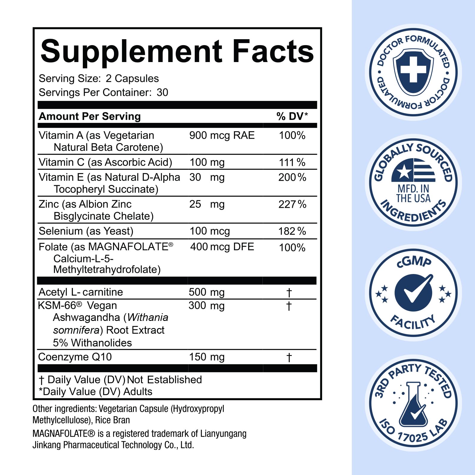 Close-up of Premom Sperm Fortify capsules