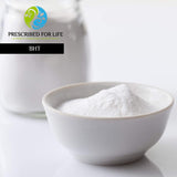 Close-up of Prescribed For Life BHT Powder 128g pouch