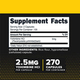 Close-up of Primaforce Yohimbe Supplement capsules