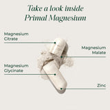 Close-up of Primal Harvest Magnesium capsules