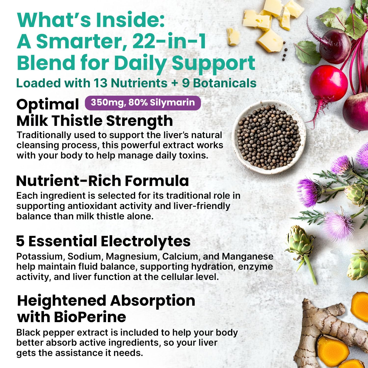 Close-up of PrimeMD Milk Thistle capsules
