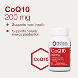 Close-up of PROTOCOL FOR LIFE BALANCE CoQ10 capsule