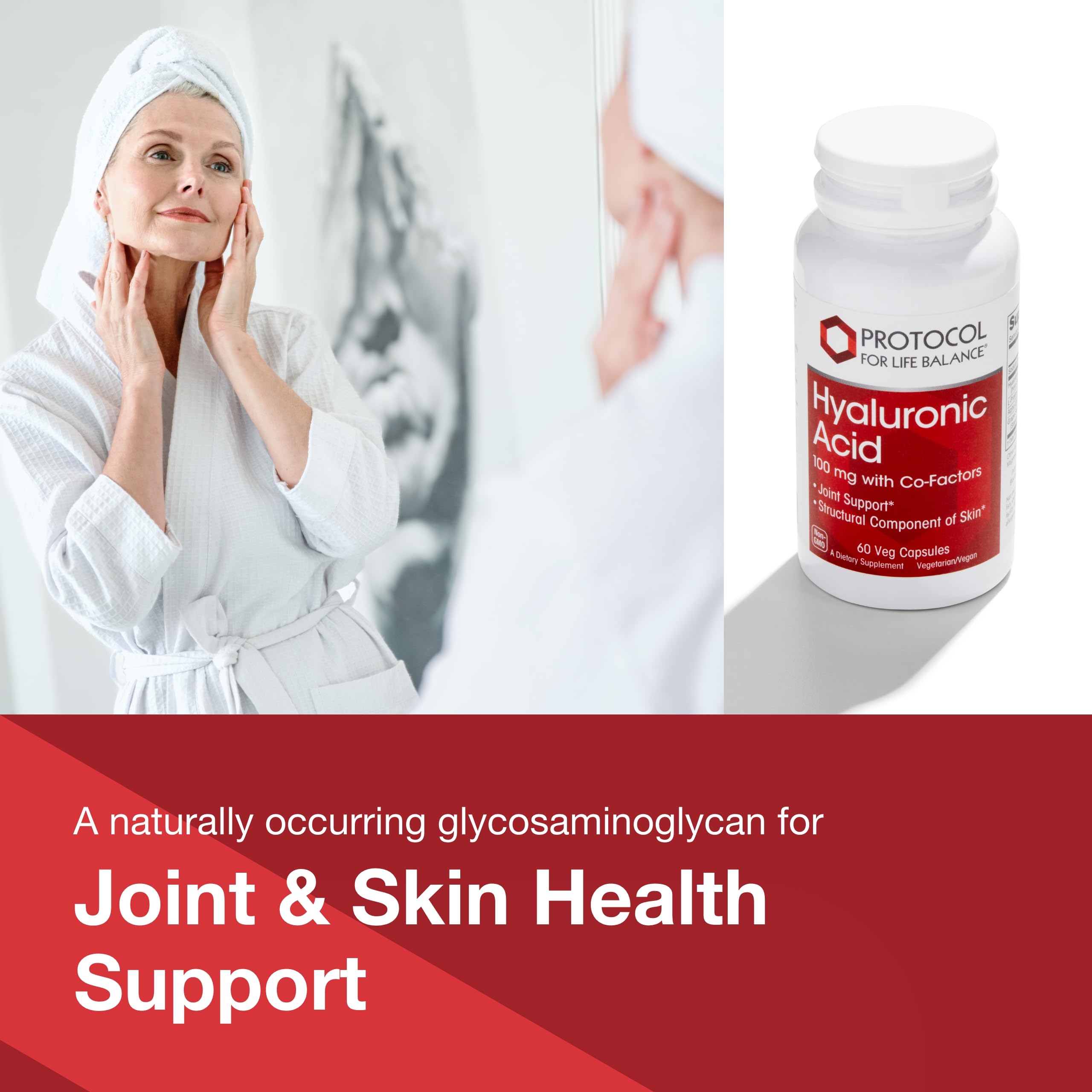 Close-up of PROTOCOL FOR LIFE BALANCE Hyaluronic Acid Capsules