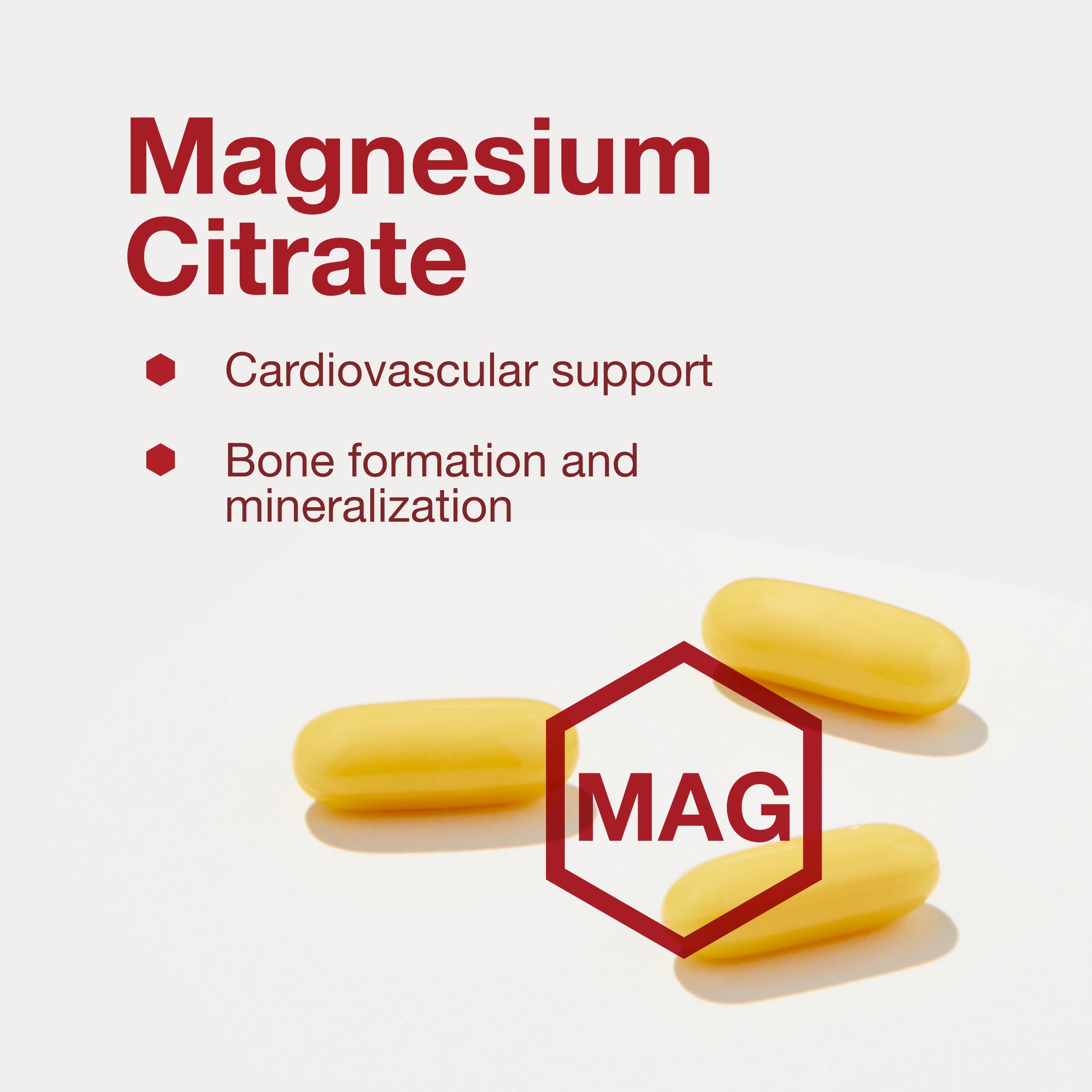Close-up of PROTOCOL FOR LIFE BALANCE Magnesium Citrate softgel
