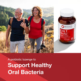 Close-up of PROTOCOL FOR LIFE BALANCE Probiotic Lozenge with strawberry flavour