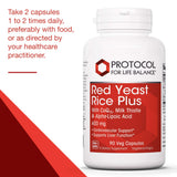 Close-up of PROTOCOL FOR LIFE BALANCE Red Yeast Rice Plus capsules