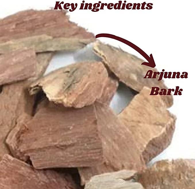 Close-up of PUB Arjuna Bark powder