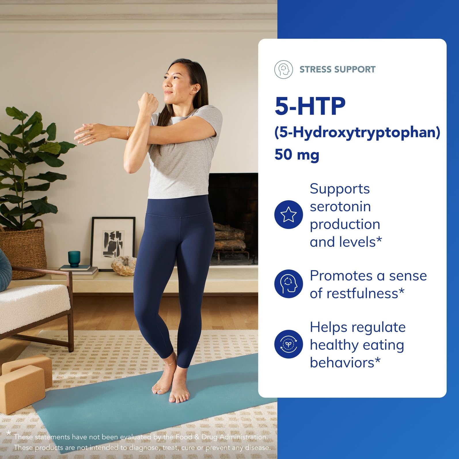 Close-up of Pure Encapsulations 5-HTP vegetarian capsule