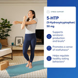 Close-up of Pure Encapsulations 5-HTP vegetarian capsule