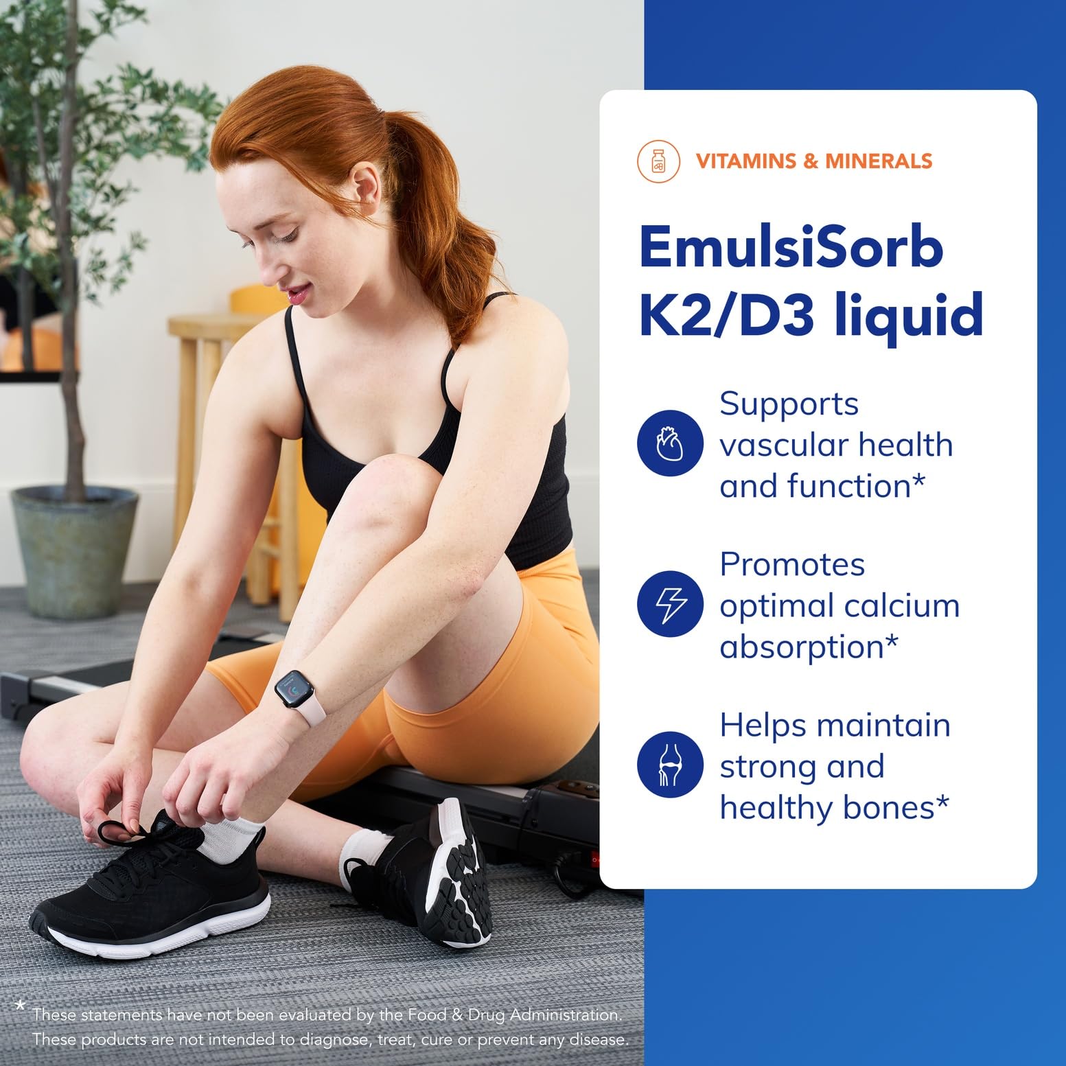 Close-up of Pure Encapsulations EmulsiSorb K2/D3 Liquid label